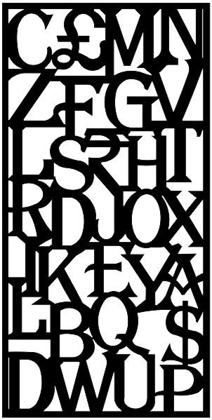 Decorative panel 70.133 (laser)