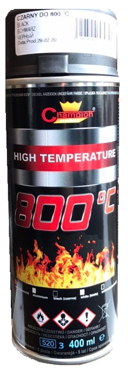 Heat-resistant paint (aerosol) aluminum, 0.4 l