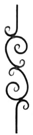 Baluster 21.060 sq. 14 (forging)