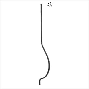Baluster 13.606 sq. 14 (forging)