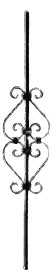 Baluster 21.037 sq. 12 (forging)